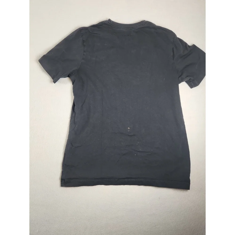 Jordan Shirt Mens Medium Black Embroidered Wordmark Jumpman Logo Nike Air Tee